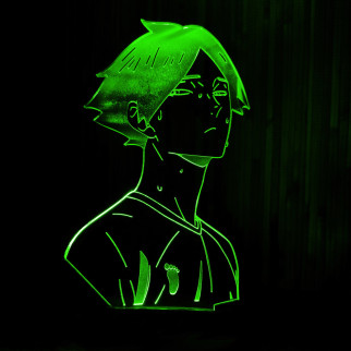 Акриловий світильник-нічник Рінтаро Суна зелений tty-n001025 - Інтернет-магазин спільних покупок ToGether