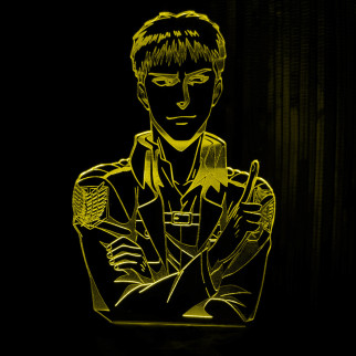 Акриловий світильник-нічник Жан Кірштайн жовтий tty-n001048 - Інтернет-магазин спільних покупок ToGether