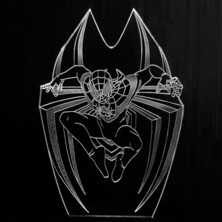 Акриловий світильник-нічник Людина-Павук 2 (Spider-Man) білий tty-n001070 - Інтернет-магазин спільних покупок ToGether