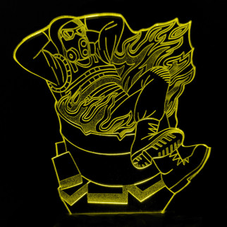Акриловий світильник-нічник Сталкер жовтий tty-n001097 - Інтернет-магазин спільних покупок ToGether