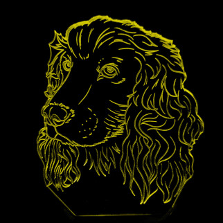 Акриловий світильник-нічник Собака 2 жовтий tty-n001111 - Інтернет-магазин спільних покупок ToGether