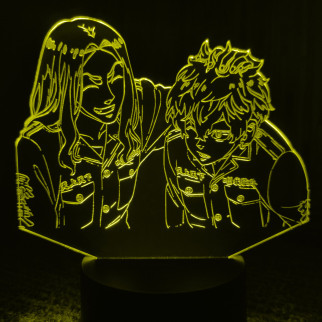 Акриловий світильник-нічник Токійські месники жовтий tty-n001118 - Інтернет-магазин спільних покупок ToGether