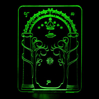 Акриловий світильник-нічник Врата в Морію зелений tty-n001130 - Інтернет-магазин спільних покупок ToGether