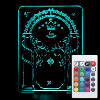 Акриловий світильник-нічник з пультом 16 кольорів Врата в Морію tty-n001134 - Інтернет-магазин спільних покупок ToGether