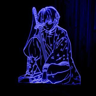 Акриловий світильник-нічник Заніцу Агацума 2 синій tty-n001220 - Інтернет-магазин спільних покупок ToGether