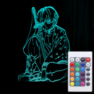 Акриловий світильник-нічник з пультом 16 кольорів Заніцу Агацума 2 tty-n001225 - Інтернет-магазин спільних покупок ToGether