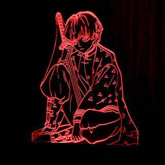 Акриловий світильник-нічник Заницу Агацума 2 червоний tty-n001222 - Інтернет-магазин спільних покупок ToGether