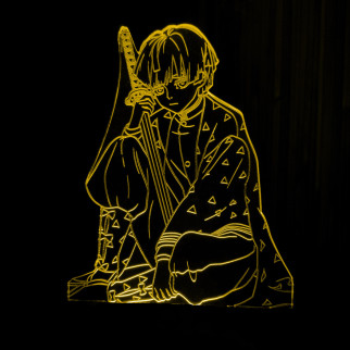 Акриловий світильник-нічник Заницу Агацума 2 жовтий tty-n001223 - Інтернет-магазин спільних покупок ToGether