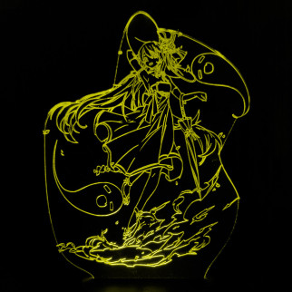 Акриловий світильник-нічник Ху Тао 2 жовтий tty-n001293 - Інтернет-магазин спільних покупок ToGether