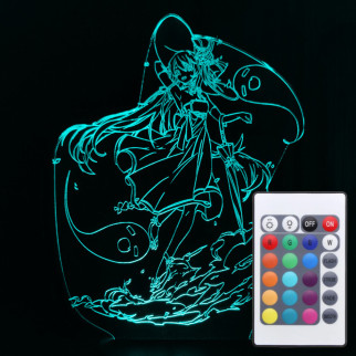 Акриловий світильник-нічник з пультом 16 кольорів Ху Тао 2 tty-n001295 - Інтернет-магазин спільних покупок ToGether