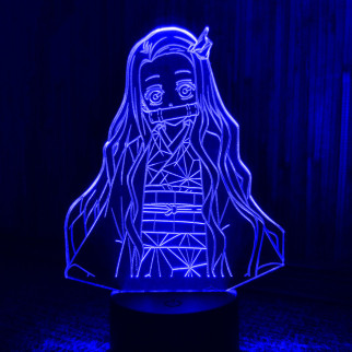 Акриловий світильник-нічник Незуко Камадо 3 синій tty-n001367 - Інтернет-магазин спільних покупок ToGether