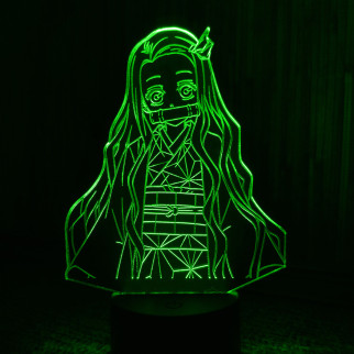 Акриловий світильник-нічник Незуко Камадо 3 зелений tty-n001368 - Інтернет-магазин спільних покупок ToGether