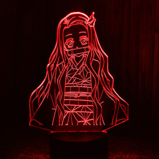 Акриловий світильник-нічник Незуко Камадо 3 червоний tty-n001369 - Інтернет-магазин спільних покупок ToGether