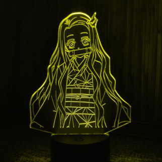 Акриловий світильник-нічник Незуко Камадо 3 жовтий tty-n001370 - Інтернет-магазин спільних покупок ToGether