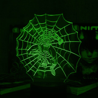 Акриловий світильник-нічник Людина-Павук 3 зелений tty-n001396 - Інтернет-магазин спільних покупок ToGether