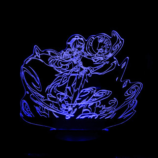 Акриловий світильник-нічник Гань Юй 2 синій tty-n001409 - Інтернет-магазин спільних покупок ToGether