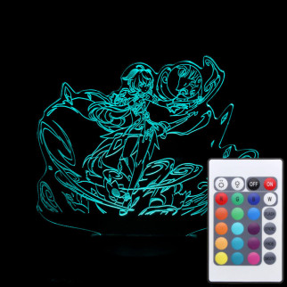 Акриловий світильник-нічник з пультом 16 кольорів Гань Юй 2 tty-n001414 - Інтернет-магазин спільних покупок ToGether