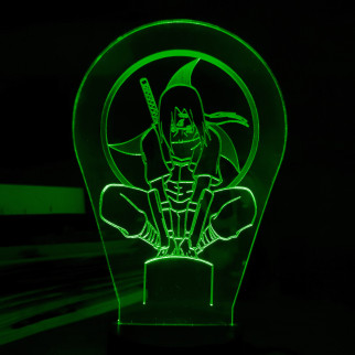 Акриловий світильник-нічник Ітачі Учіха 4 зелений tty-n001438 - Інтернет-магазин спільних покупок ToGether
