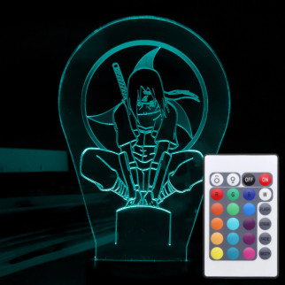 Акриловий світильник-нічник з пультом 16 кольорів Учіха Ітачі 4 tty-n001442 - Інтернет-магазин спільних покупок ToGether