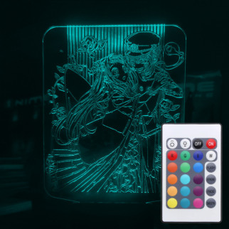Акриловий світильник-нічник з пультом 16 кольорів Ханако Кун tty-n001456 - Інтернет-магазин спільних покупок ToGether