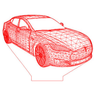 Акриловий світильник-нічник Тесла червоний tty-n001488 - Інтернет-магазин спільних покупок ToGether