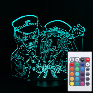Акриловий світильник-нічник з пультом 16 кольорів Ханако Кун 2 tty-n001498 - Інтернет-магазин спільних покупок ToGether