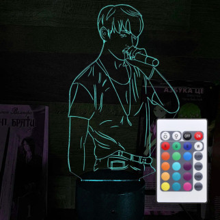 Акриловий світильник-нічник з пультом 16 кольорів Чон Чонґук tty-n001519 - Інтернет-магазин спільних покупок ToGether