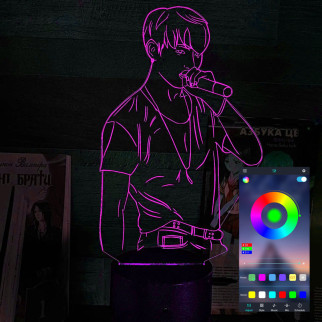 Акриловий світильник-нічник керування з телефона Чон Чонґук tty-n001520 - Інтернет-магазин спільних покупок ToGether