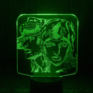 Акриловий світильник-нічник ДжоДжо зелений tty-n001536 - Інтернет-магазин спільних покупок ToGether