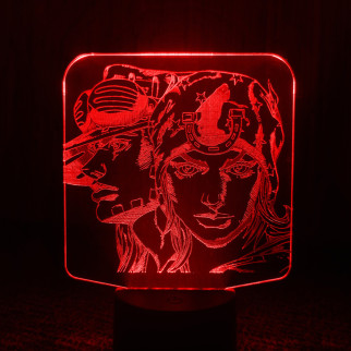 Акриловий світильник-нічник ДжоДжо червоний tty-n001537 - Інтернет-магазин спільних покупок ToGether