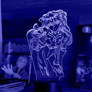 Акриловий світильник-нічник Аска Ленґлі Сорю синій tty-n001563 - Інтернет-магазин спільних покупок ToGether