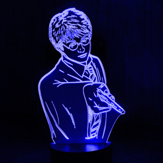 Акриловий світильник-нічник Гарі Потер синій tty-n001570 - Інтернет-магазин спільних покупок ToGether
