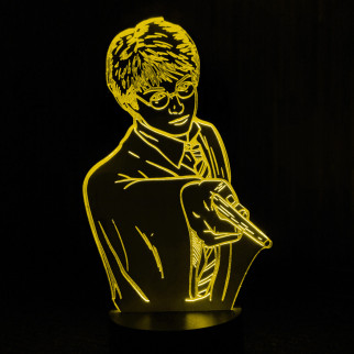 Акриловий світильник-нічник Гарі Потер жовтий tty-n001573 - Інтернет-магазин спільних покупок ToGether