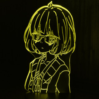 Акриловий світильник-нічник Мірай Куріяма жовтий tty-n001650 - Інтернет-магазин спільних покупок ToGether