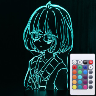 Акриловий світильник-нічник з пультом 16 кольорів Мірай Куріяма tty-n001652 - Інтернет-магазин спільних покупок ToGether