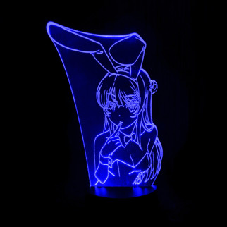 Акриловий світильник-нічник Маї Сакурадзима синій tty-n001668 - Інтернет-магазин спільних покупок ToGether