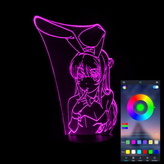 Акриловий світильник-нічник керування з телефона Маї Сакурадзима tty-n001674 - Інтернет-магазин спільних покупок ToGether