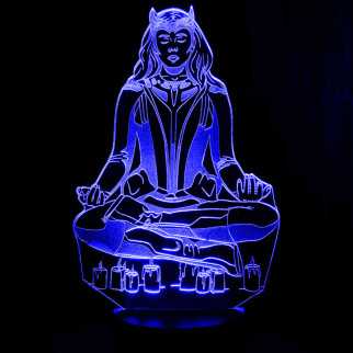 Акриловий світильник-нічник Багряна Відьма синій tty-n001675 - Інтернет-магазин спільних покупок ToGether
