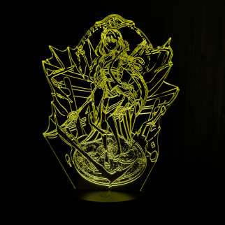 Акриловий світильник-нічник Сьогун Райден Баал 2 жовтий tty-n001692 - Інтернет-магазин спільних покупок ToGether
