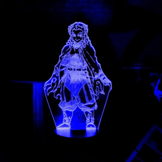 Акриловий світильник-нічник Кедзюро Ренгоку синій tty-n001696 - Інтернет-магазин спільних покупок ToGether