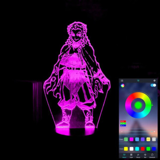 Акриловий світильник-нічник керування з телефона Кедзюро Ренгоку tty-n001702 - Інтернет-магазин спільних покупок ToGether