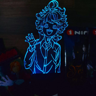 Акриловий світильник-нічник Емма The Promised Neverland синій tty-n001766 - Інтернет-магазин спільних покупок ToGether