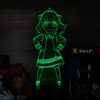 Акриловий світильник-нічник Anya SPY x FAMILY зелений tty-n001753 - Інтернет-магазин спільних покупок ToGether