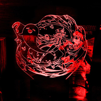 Акриловий світильник-нічник Ху Тао 3 червоний tty-n001852 - Інтернет-магазин спільних покупок ToGether