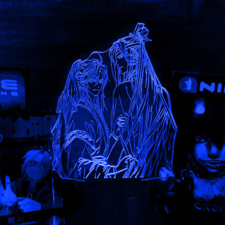Акриловий світильник-нічник Mo Dao Zu Shi синій tty-n001864 - Інтернет-магазин спільних покупок ToGether
