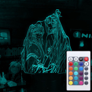 Акриловий світильник-нічник з пультом 16 кольорів Mo Dao Zu Shi tty-n001869 - Інтернет-магазин спільних покупок ToGether