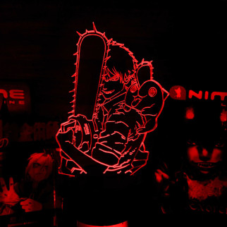 Акриловий світильник-нічник Chainsaw Man червоний tty-n001873 - Інтернет-магазин спільних покупок ToGether