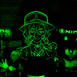 Акриловий світильник-нічник Чуя Накахара 2 зелений tty-n001907 - Інтернет-магазин спільних покупок ToGether