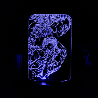 Акриловий світильник-нічник Зошит Смерті 2 синій tty-n001934 - Інтернет-магазин спільних покупок ToGether