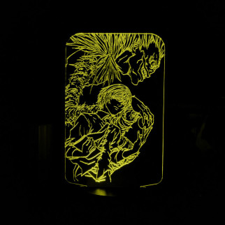 Акриловий світильник-нічник Зошит Смерті 2 жовтий tty-n001937 - Інтернет-магазин спільних покупок ToGether